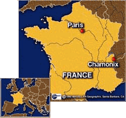 map of france